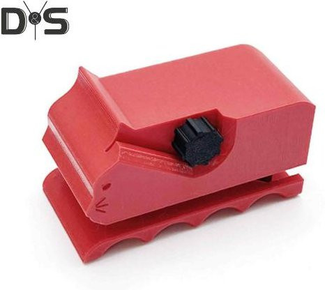 Kartonschneider in Rot für Katzenkratzbretter – 3D-gedruckter handgeführter Karton-Recyclingmesser für DIY-Katzenkratzbäume - Bild 1