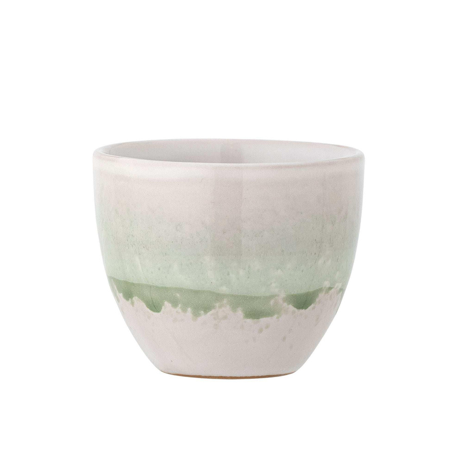 Bloomingville Becher aus Steingut Paula in Grün, 195 ml - Bild 1