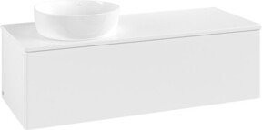 V&B Antao Waschtischunterschrank mit LED-Beleuchtung, weiß lackiert, B/T/H: 120 x 36 x 50 cm - Bild 1