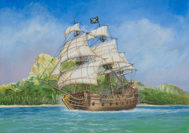 Zvezda Piratenschiff Black Swan, Modell, 1:72, Bunt / Mehrfarbig - Bild 1