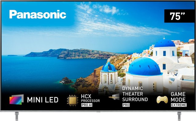 Panasonic TX-75MXN978 Mini LED Smart-TV in Schwarz mit 4K Ultra HD, 189 cm (75 Zoll) und Sprachsteuerung - Bild 1