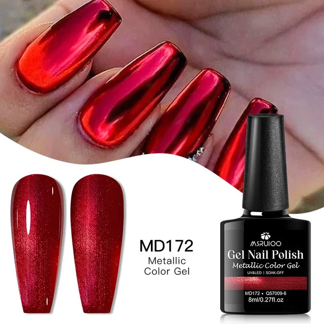 MSRUIOO Gel Nagellack Metallic, 8 ml - Bild 1