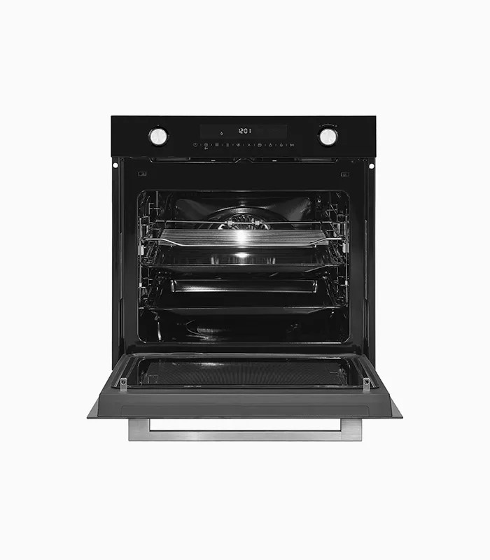 Exquisit EBEM797-H-030 Einbau-Mikrowelle mit Grill und Heißluft in Schwarz - Bild 1