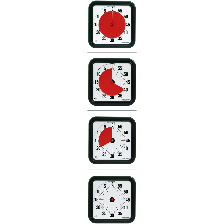 Time Timer Stoppuhr in Schwarz, Weiß und Rot - Bild 2