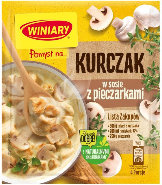 Winiary Idee für Hähnchen in Pilzsoße 32 g - Bild 1