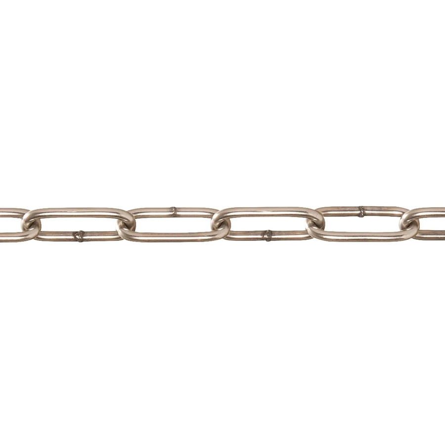 Conacord Schweißkette Form C aus rostfreiem V4A-Stahl in Silber, Durchmesser: 2 mm, Breite: 22 mm, Meterware - Bild 2