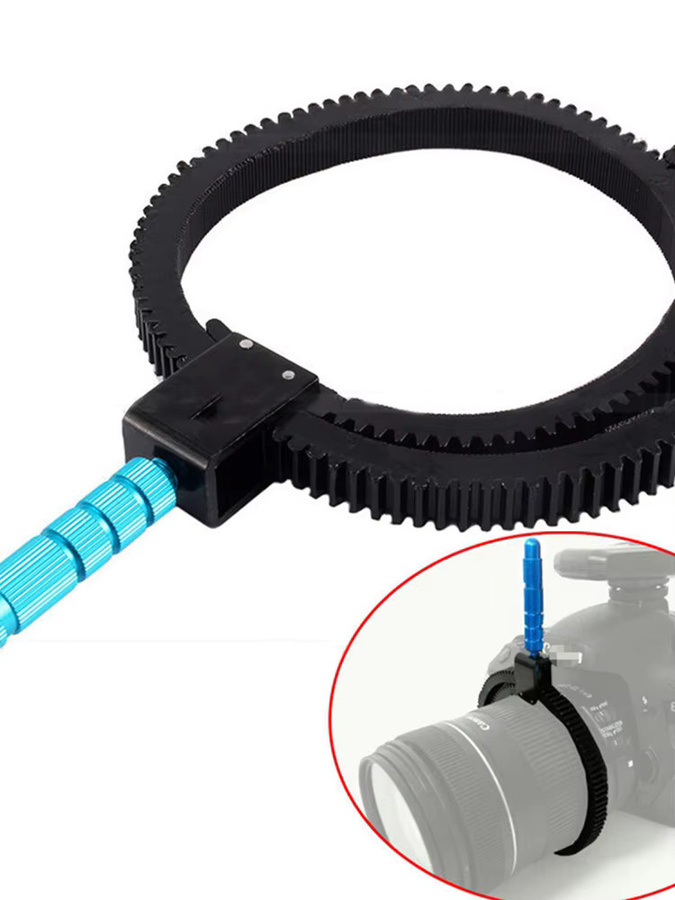 SD&HI Flexibler Getrieberinggürtel mit Handgriff für DSLR-Kameras und Follow-Focus-Zoomobjektive - Bild 6