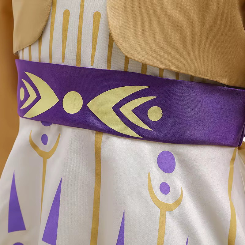 MESOQ Die Eiskönigin Anna Kostüm, Prinzessin Kleid, Textil, Bunt - Bild 2