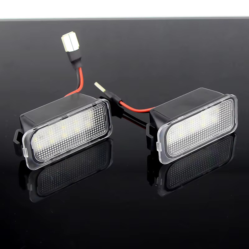 APMATAUTO 2er Set LED Nummernschildbeleuchtung für Ford Focus MK2 MK3 Fiesta Kuga Transit und Jaguar XJ XF OEM 6M2A13550AA Canbus Fehlerfrei - Bild 3