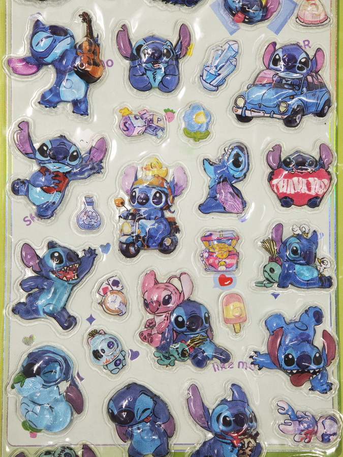 Disney Stitch 3D-Aufkleber, multicolor, resin - Bild 2