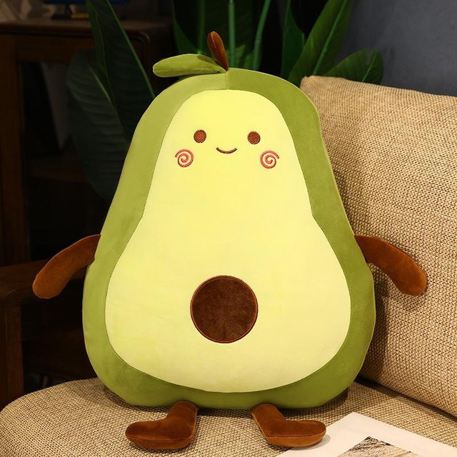 Grüner Riesen-Avocado Plüschtier, Weiche Puppe, Grün, ab 14 Jahren - Bild 1