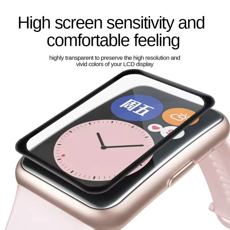 OAKCHARM Displayschutzfolie für Huawei Watch Fit 4, Silikon, Unisex - Bild 5