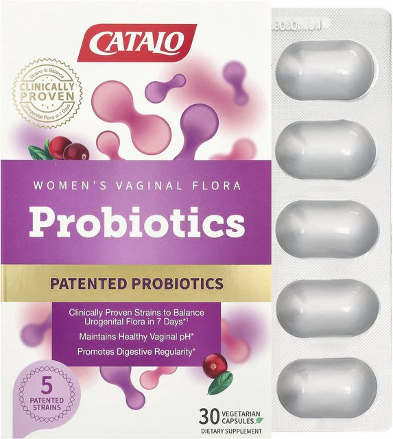 CATALO Probiotikum für die weibliche Vaginalflora, 30 Gemüsekapseln, Damen - Bild 1
