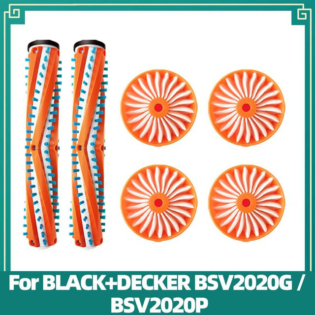 OSSIEAO HEPA-Filter Ersatzteil in Orange für BLACK+DECKER POWERSERIES Extreme kabellose Stabstaubsauger BSV2020G und BSV2020P - Bild 1