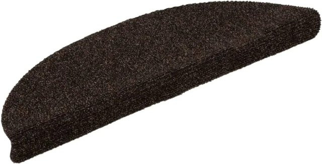 vidaXL Selbstklebende Treppenmatten aus Nadelvlies, 5 Stück, Braun, B/T/H: 56 x 17 x 3 cm - Bild 1