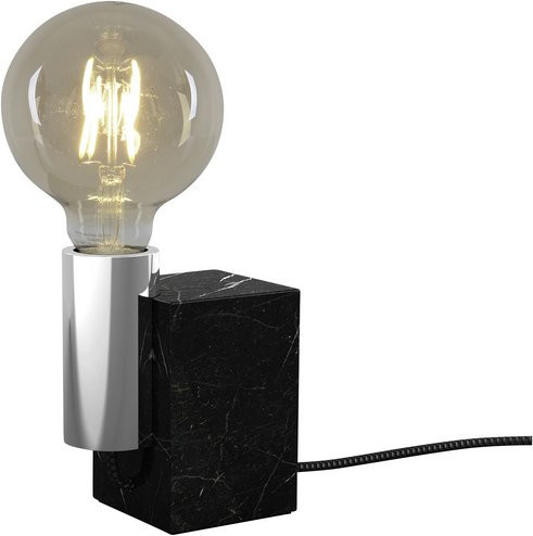 Näve Tischleuchte Gemma aus Marmor und Chrom, Farbe: Chrom, Höhe: 16 cm - Bild 1