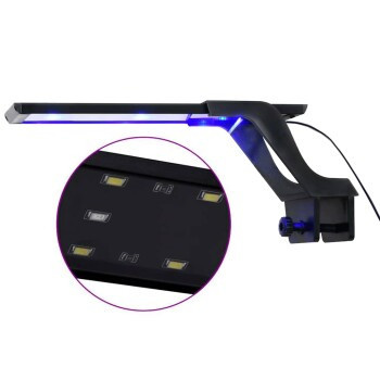 VidaXL LED Aquarium Licht RGBW in Schwarz mit verstellbarer Clip-Halterung, 23 cm - Bild 2