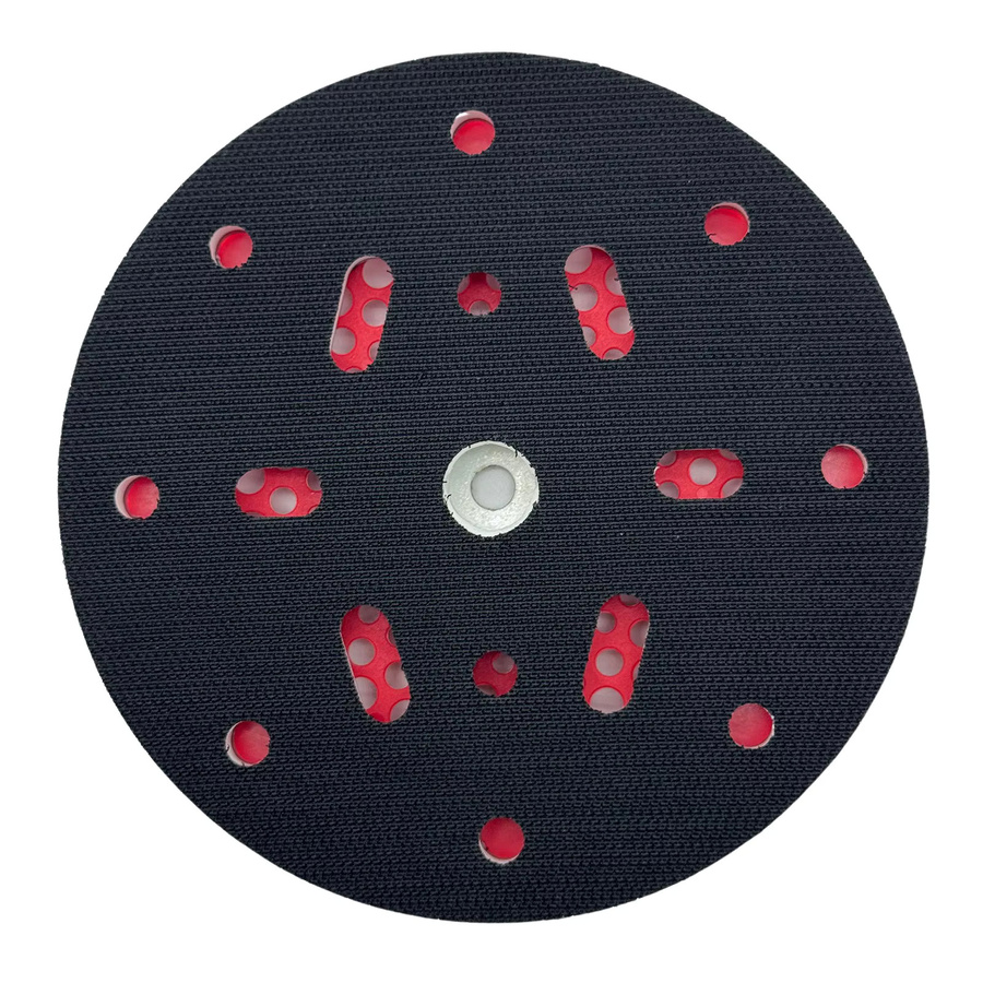 FLEX Klett-Schleifpad für Exzenterschleifer in Rot, Durchmesser: 150 mm, mit M8-Gewinde für staubfreies Schleifen und Polieren - Bild 3