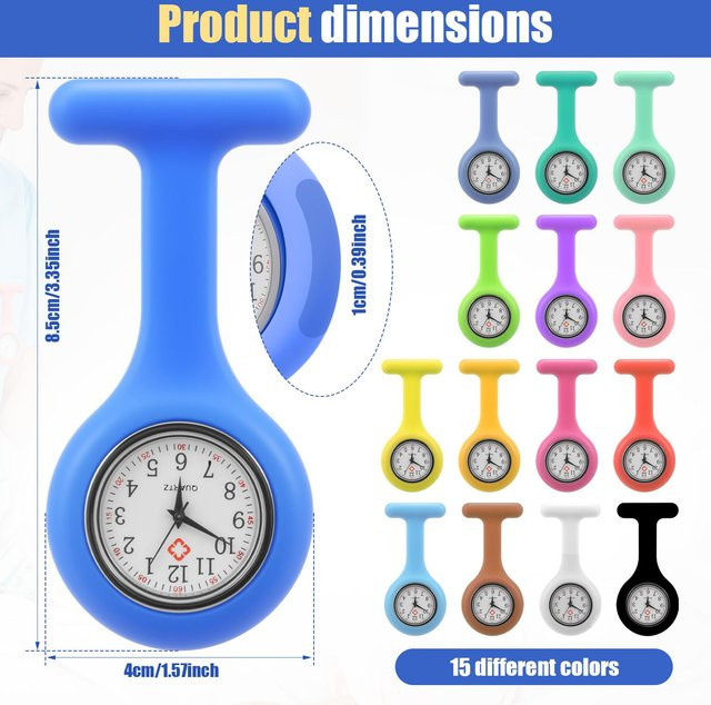 Digitaluhr, Blau, Kunststoff, Rund, Damen - Bild 1