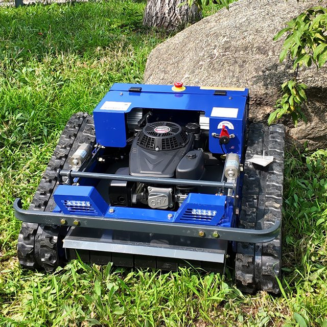TONGZHONG Ferngesteuerter Rasenmäher mit LONCIN AWY-550 Motor in Blau für komplexes Gelände - Bild 1