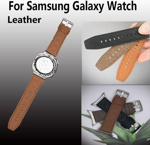 Uhrenarmband Kunstleder, für Samsung Galaxy Watch Ultra 47 mm - Bild 1