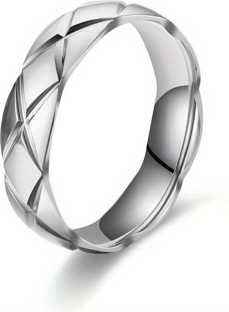 YYDS Jewelry Ring Titanstahl, Weiß, Unisex - Bild 1