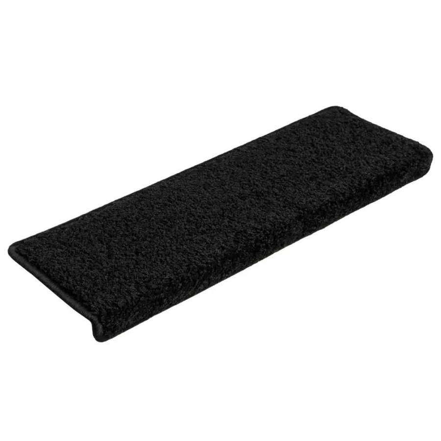 vidaXL Stufenmatten 10 Stück Schwarz, selbstklebend und rutschfest, B/T/H: 65 x 21 x 4 cm - Bild 2