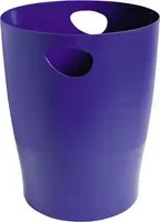 Exacompta Papierkorb ECOBIN aus Kunststoff in Blau und Lila mit Blauer Engel Zertifizierung - Bild 1