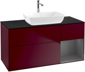 V&B Waschtischunterschrank Finion in Anthrazit lackiert, Breite: 120 cm, Tiefe: 50,1 cm, Höhe: 50,1 cm - Bild 1