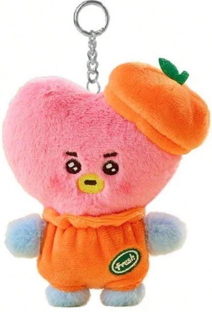 LINE FRIENDS BT21 Cooky Shooky Plüschtier Orange Rucksack Schlüsselanhänger - Bild 1