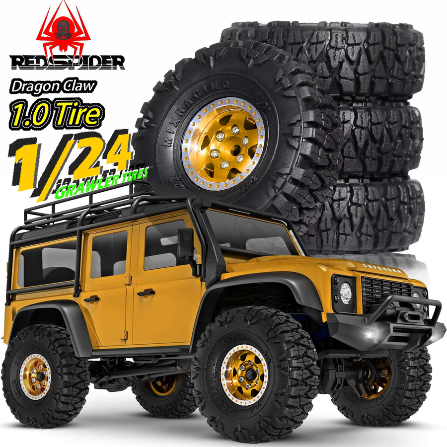 RS RC Beadlock-Radreifen, Reifensatz, 1:18, Gummi - Bild 3