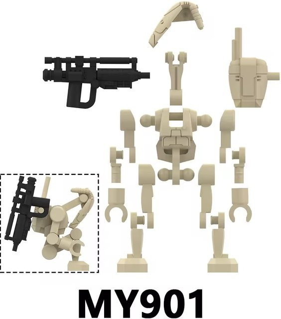 Hot Toys Star Wars Battle Droid Krieger, Actionfigur, Weltraum - Bild 1