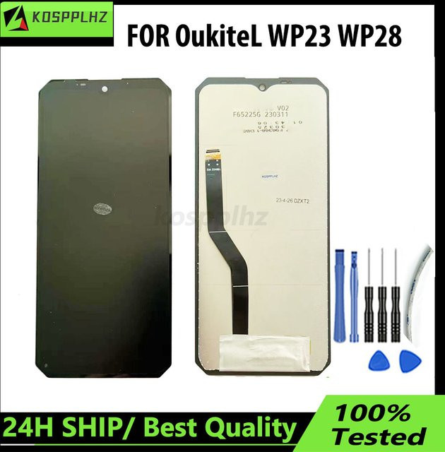 Oukitel WP28 WP23 Pro Ersatz LCD-Display Touchscreen in Schwarz mit 6,52 Zoll und Montagewerkzeugen - Bild 1