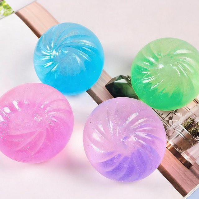 BC Pet Supplies Teigtaschen Squishy Stressbälle, Goldmehlbrötchen, Antistress Fingerspitze - Bild 1