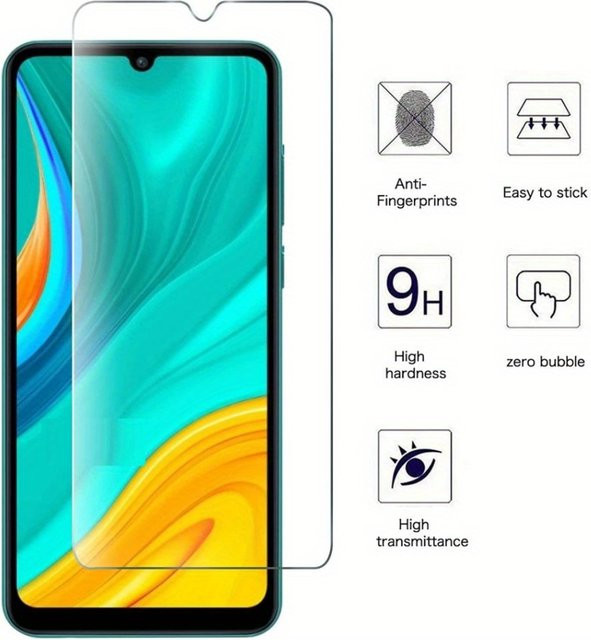 3 Stück Displayschutzfolien aus gehärtetem Glas für Huawei P10 P20 P30 P40 Lite und Mate 20 Lite, transparent, 9H Härtegrad - Bild 1