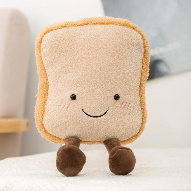 Kidsly Plüsch Toastbrot Brezel Croissant Baguette, Plüschtier, ab 14 Jahren - Bild 1