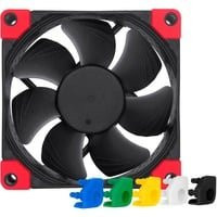 Noctua NF-A8 PWM chromax.black.swap Gehäuselüfter Schwarz B/T/H: 80 x 80 x 25 mm - Bild 1