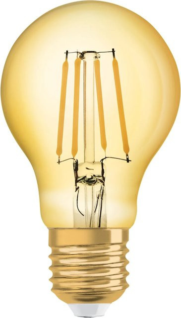 Osram LED-Leuchtmittel E27 Glühlampenform in Gold/Messing, Warmweiß, 6,5 W, 650 lm, H x Ø: 10,5 x 6 cm - Bild 1