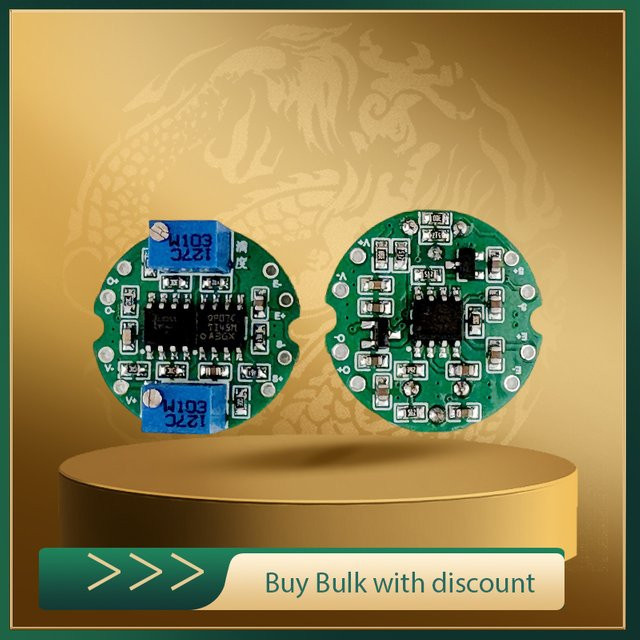 ZHIZHONGYIQI PCB Wägezellen-Verstärkerplatine zur Signalverarbeitung von Dehnungsmessstreifen mit 0-5V, 0-10V und 4-20mA sowie einstellbarer Null- und Vollskala - Bild 1