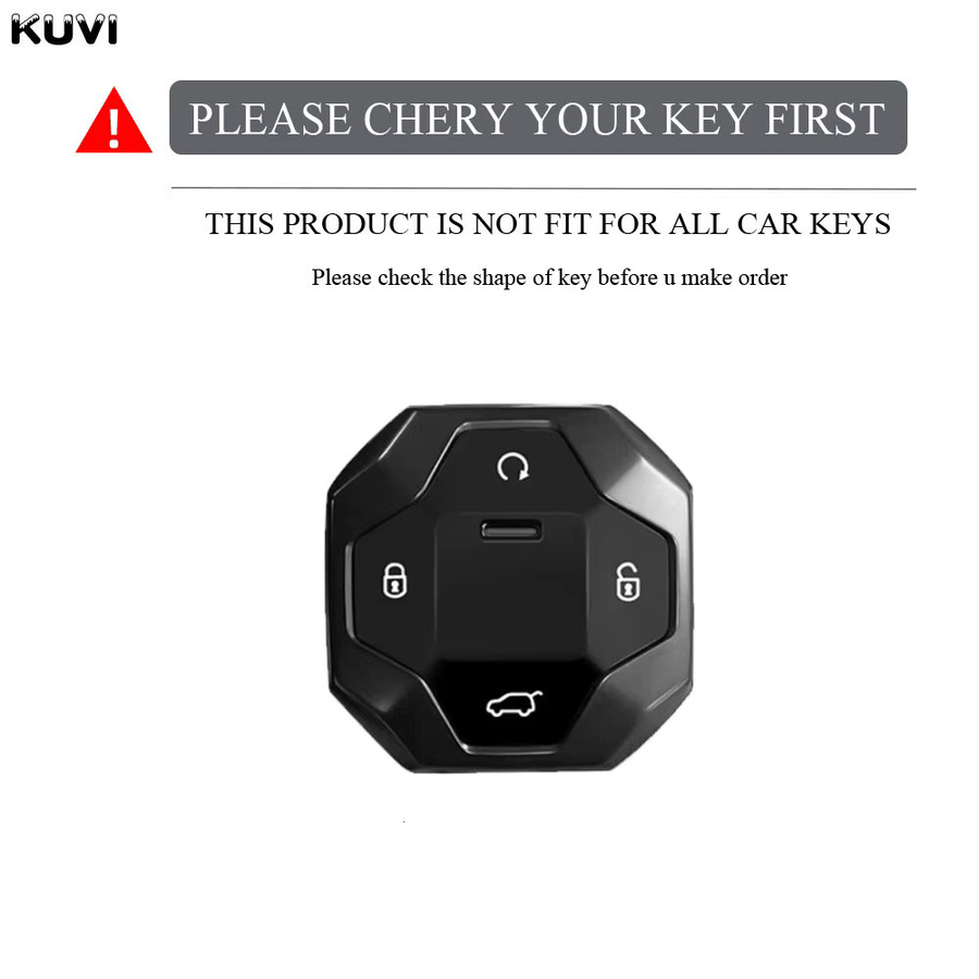 Kuvi Smart Auto Schlüssel Hülle aus TPU für Chery Jetour T2 Traveler 2023 2024, 4 Tasten Abdeckung - Bild 1