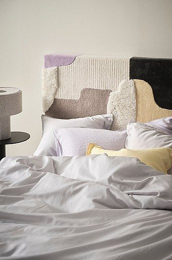 Jotex Kopfteil HANNE modern gepolstert mit abstraktem Design in Multicolour, Breite: 180 cm, Höhe: 120 cm, Tiefe: 10 cm - Bild 1