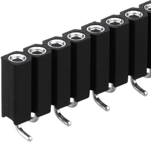 Fischer Elektronik Buchsenleiste Präzision, 1 Reihe, 20 Polzahl, Schwarz - Bild 1