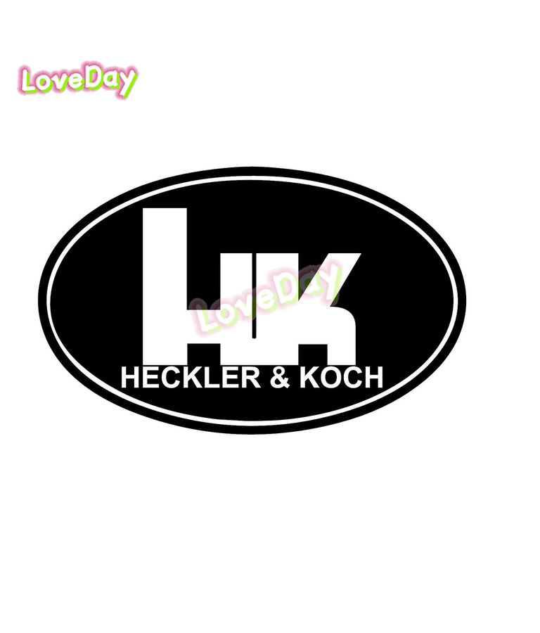 Heckler & Koch Logo Vinyl Aufkleber für Outdoor und Auto - Bild 2