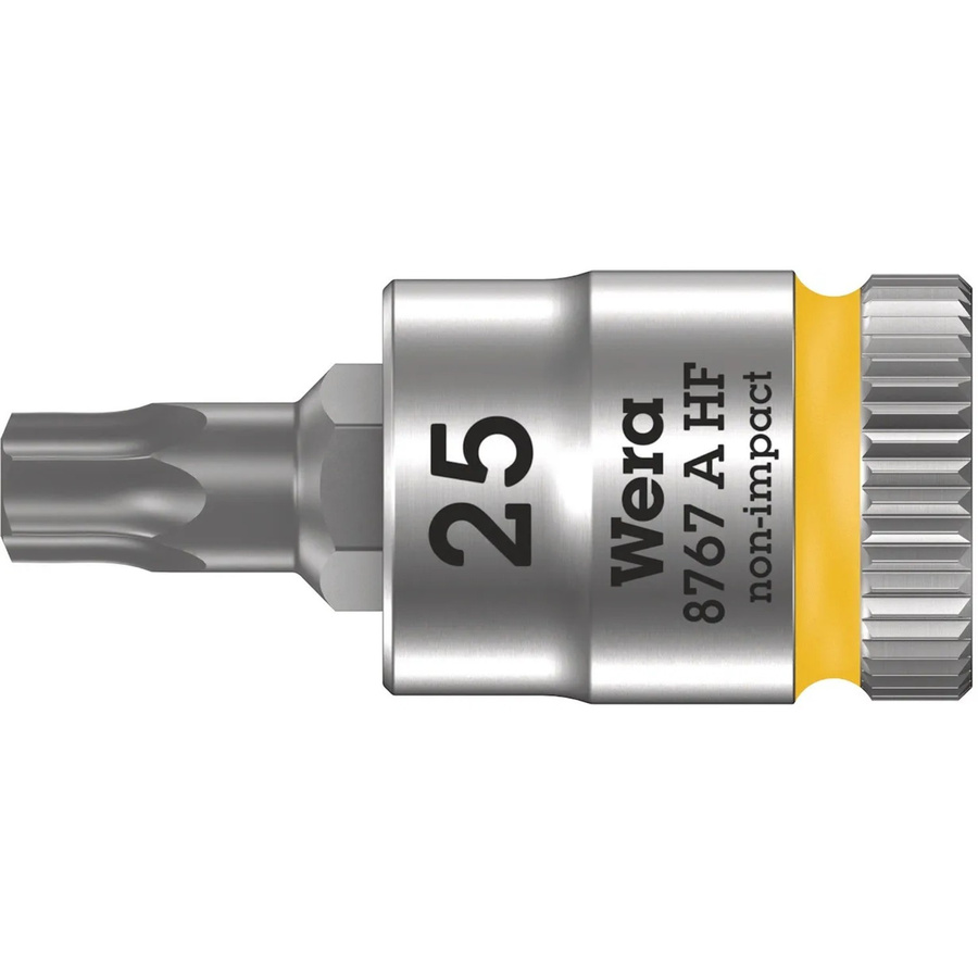 Wera Zyklop Bitnuss 8767 A HF TX 25 mit 1/4 Zoll Antrieb, silberfarben - Bild 2