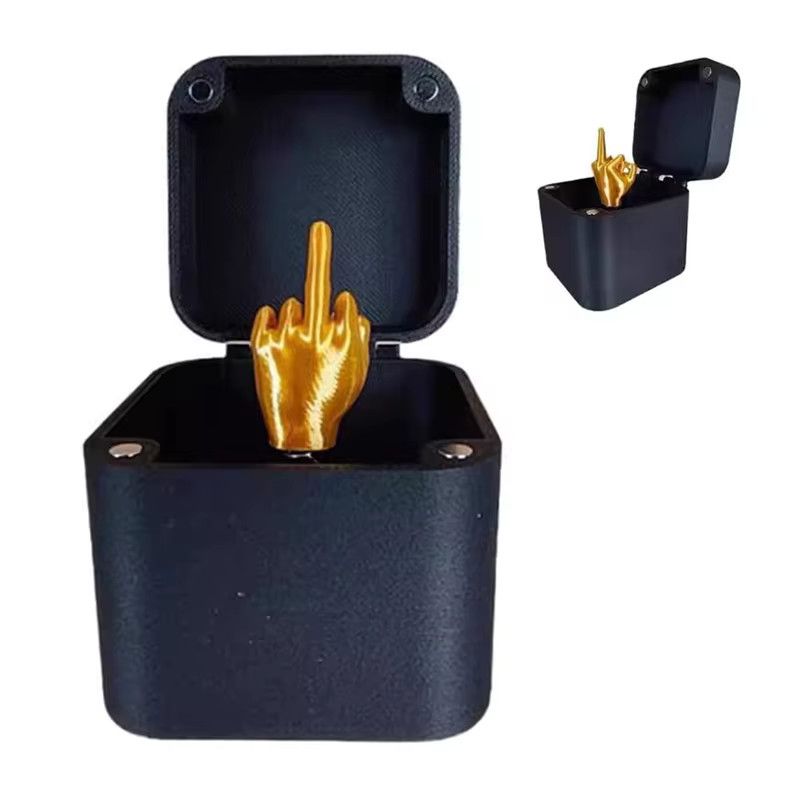 Fun Love Rose Pop-up Überraschung Geschenkbox mit Mittelfinger-Streich für Valentinstag und Weihnachten - Bild 1