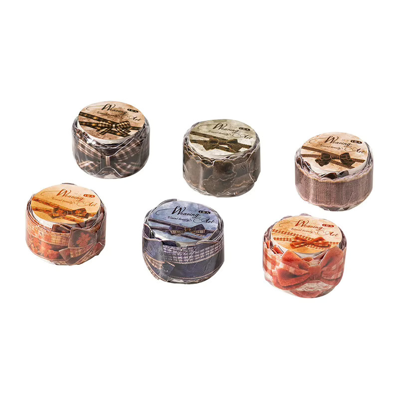 Washi Klebeband mit Schleifen-Design für DIY-Dekorationen und Bastelarbeiten, Mehrfarbig - Bild 3