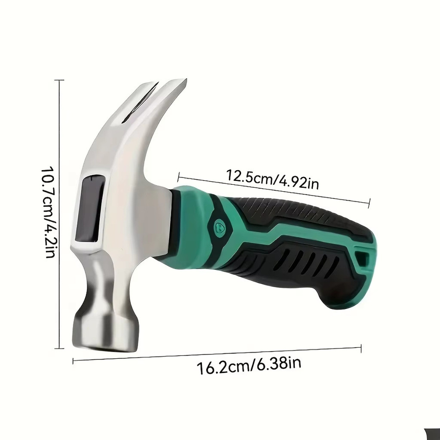 Damaly Multifunktionaler Mini-Hammer mit Stoßdämpfungsgriff für Heim-DIY-Projekte und Camping - Bild 3