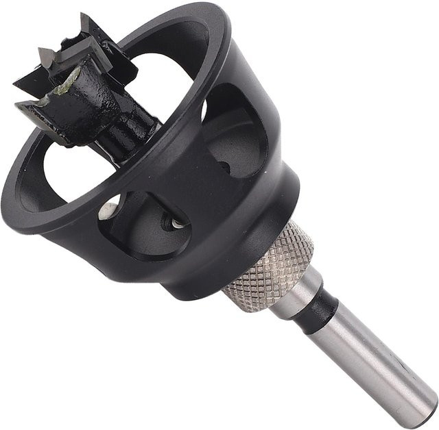 Fishine Hundeloch Anfasreibahle aus Aluminiumlegierung in Schwarz zum Entgraten und Formgeben - Bild 1