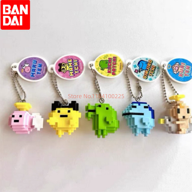 Bandai Tamagotchi Pixel Block Schlüsselanhänger, Elektronischer Haustier-Taschenanhänger - Bild 1