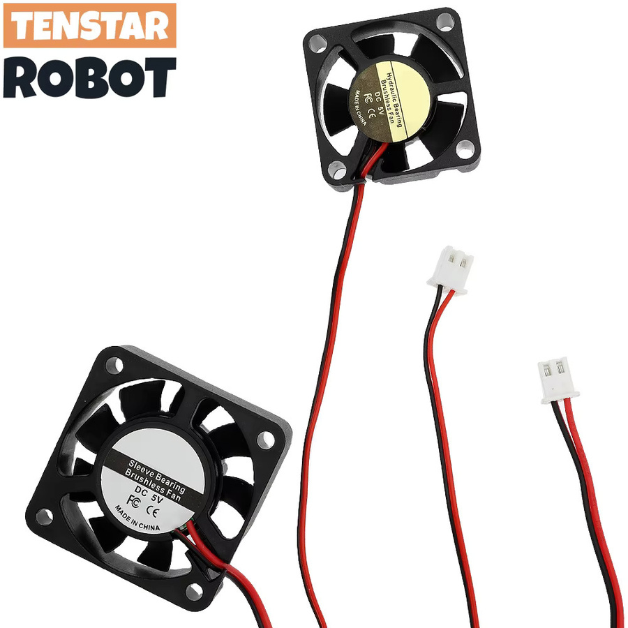 TENSTAR ROBOT Bürstenloser DC-Lüfter für Kühlkörper und 3D-Drucker in Schwarz, B/T/H: 40 x 40 x 10 mm oder 30 x 30 x 10 mm, 12 V oder 5 V - Bild 4
